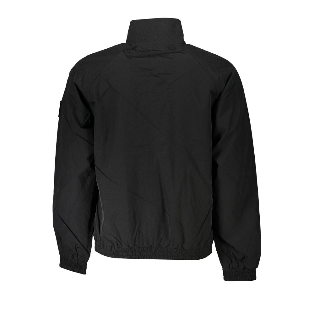 Calvin Klein – Elegante schwarze Sportjacke aus Polyamid