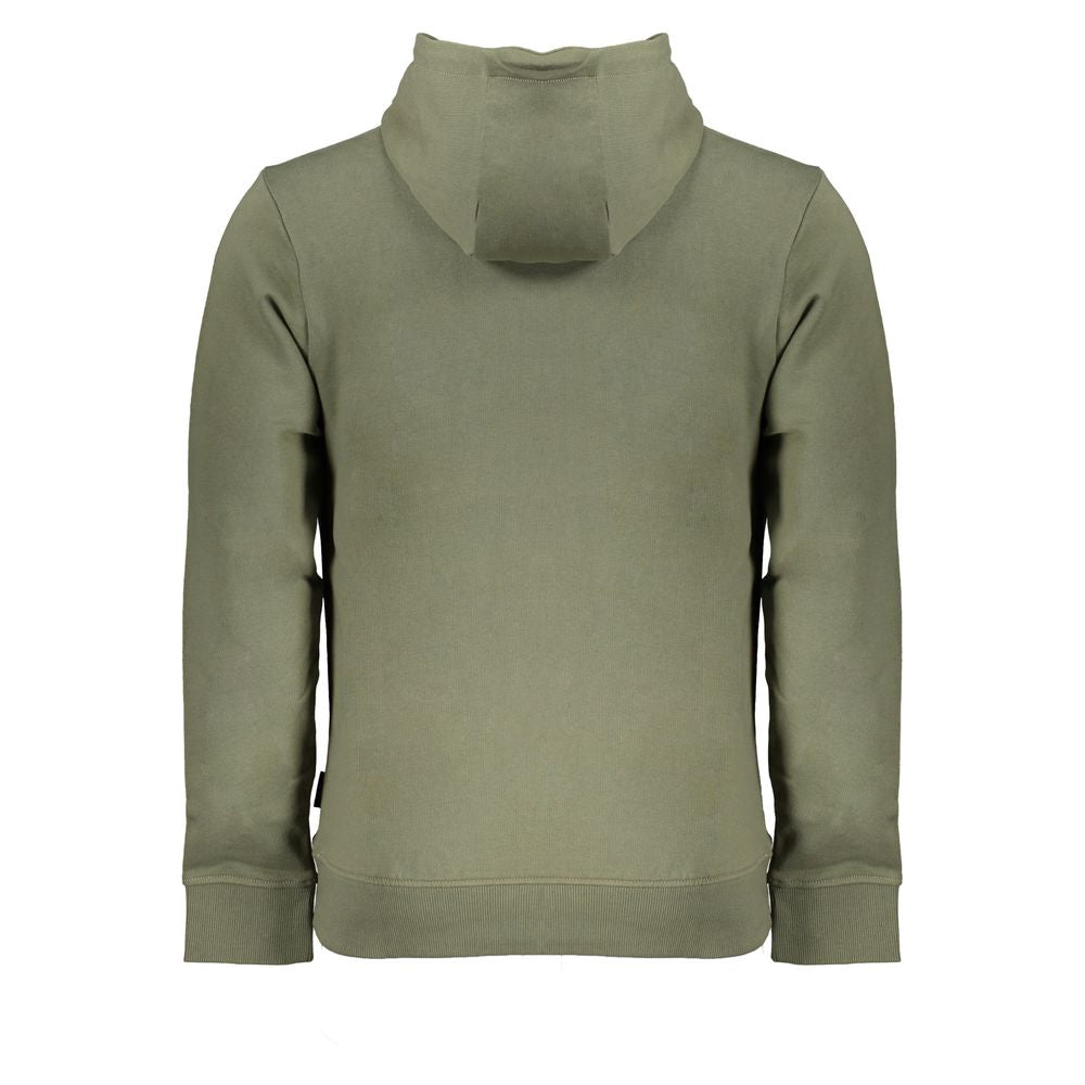 Sweat à capuche vert émeraude Napapijri avec broderie