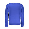 Napapijri Chic Blue Crew Neck Embroidered Sweater