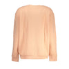 Sweat-shirt ras du cou en polaire rose Cavalli Class Chic