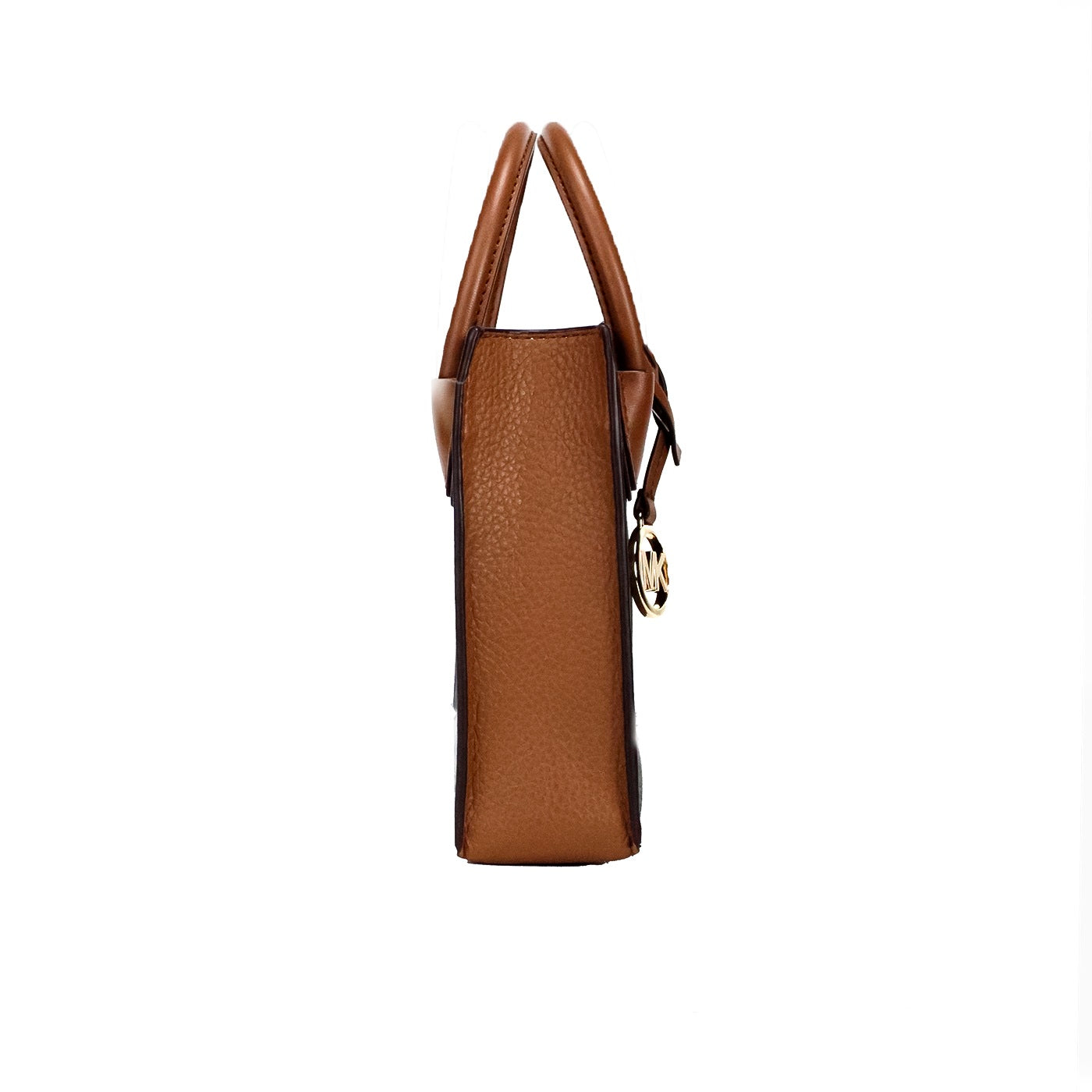 Sac à bandoulière en PVC Signature North South Shopper Mercer XS marron de Michael Kors