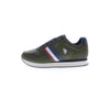 U.S. POLO ASSN. Chic Green Lace-Up Sports Sneakers