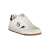 Baskets blanches élégantes Sergio Tacchini avec broderie contrastante