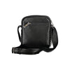 Aeronautica Militare Sleek Black Dual-Compartment Shoulder Bag