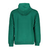 Fila Chic Green Cotton Blend Hooded Sweatshirt