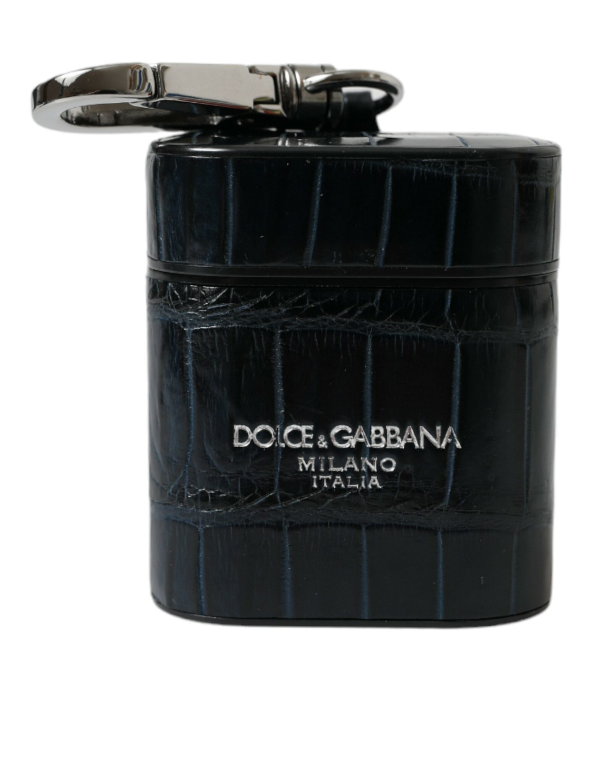 Étui pour Airpods en cuir de crocodile chic Dolce & Gabbana