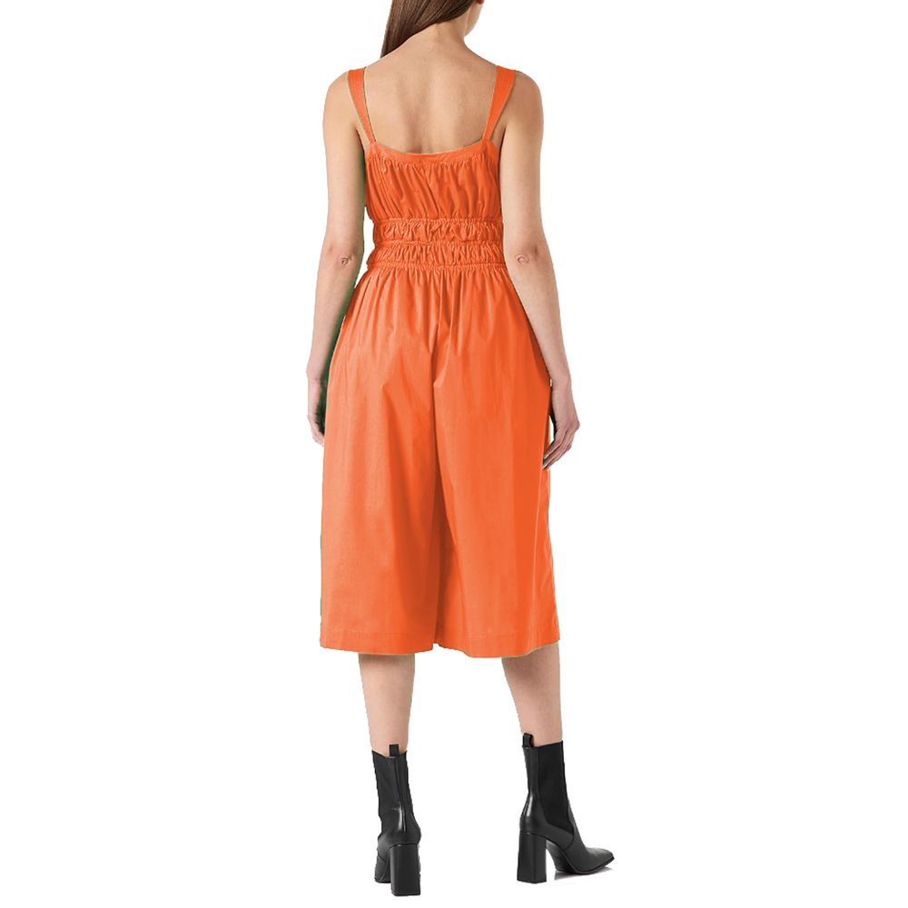 Robe de survêtement sans manches en coton orange chic PINKO