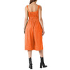 Robe de survêtement sans manches en coton orange chic PINKO