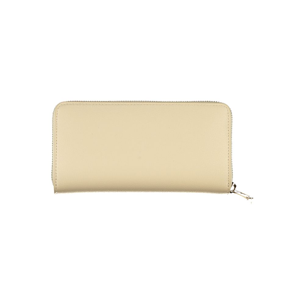 Portefeuille en polyester beige Tommy Hilfiger