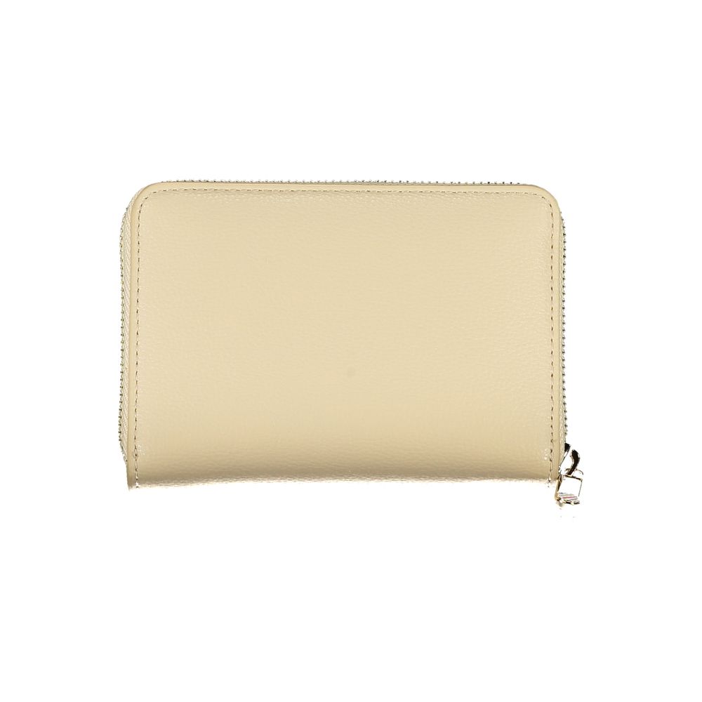 Portefeuille en polyester beige Tommy Hilfiger