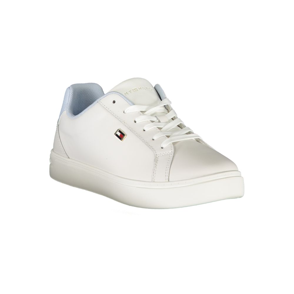 Baskets blanches en polyester Tommy Hilfiger