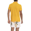 Polo en coton jaune iceberg pour homme