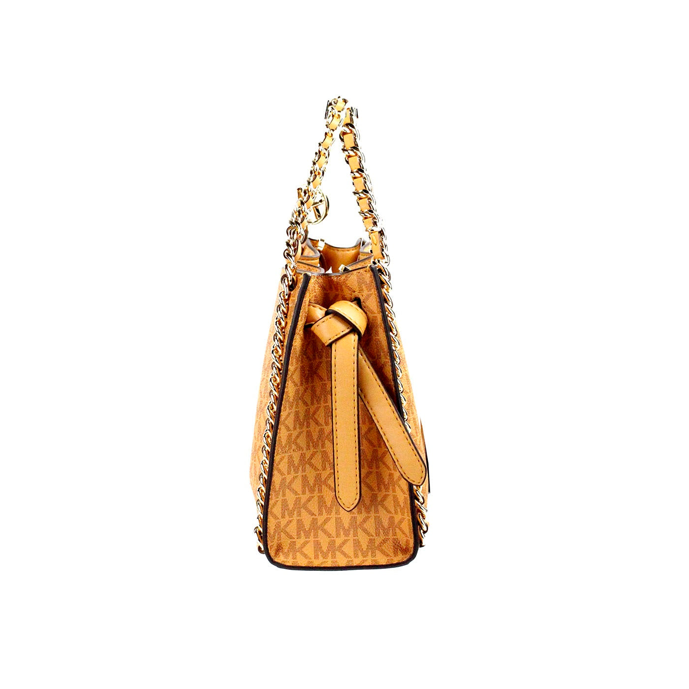 Sac à bandoulière Michael Kors Mina Small avec ceinture et chaîne en PVC Signature Cider