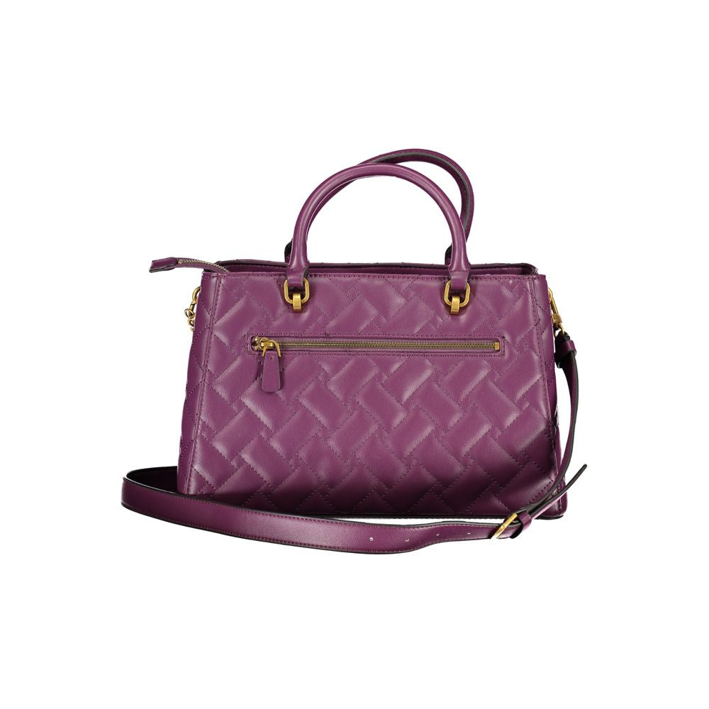 Guess Jeans – Violette Handtasche aus Polyethylen