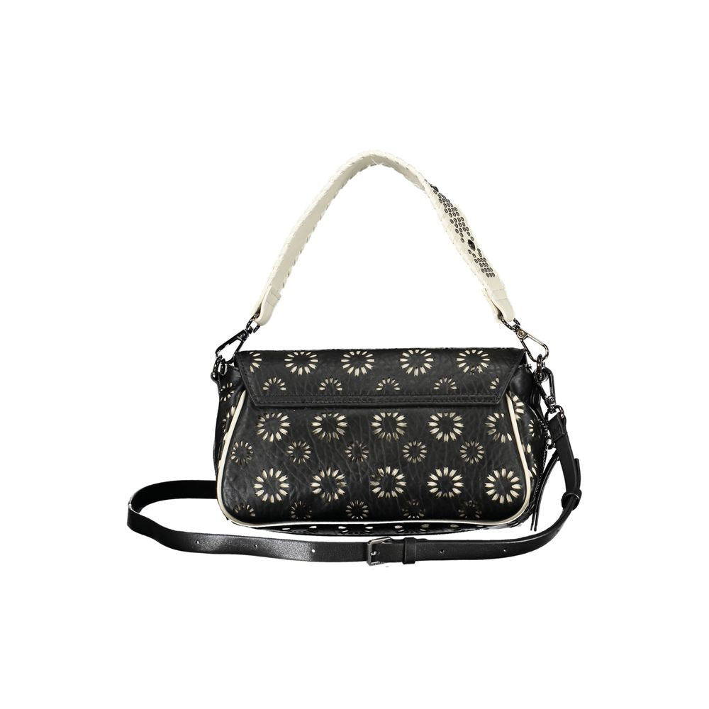 Desigual – Schwarze Handtasche aus Polyethylen