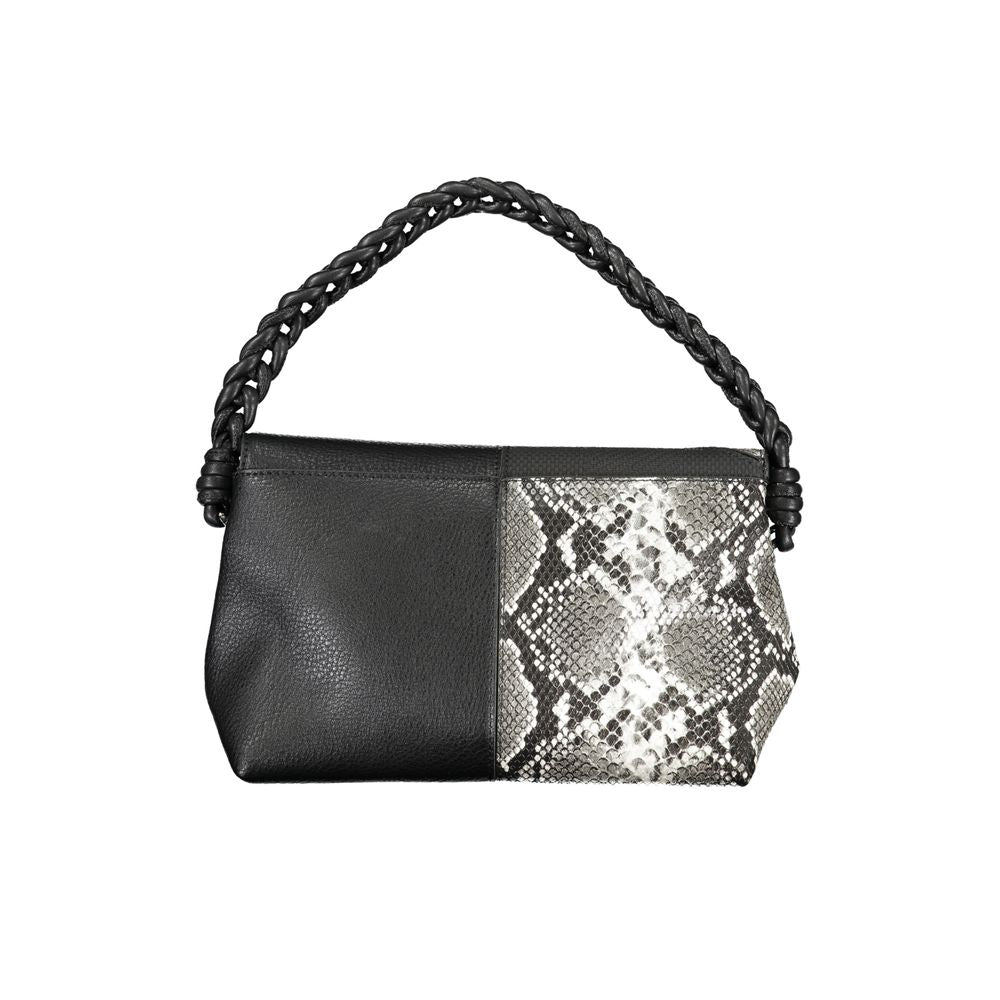 Desigual – Schwarze Handtasche aus Polyethylen