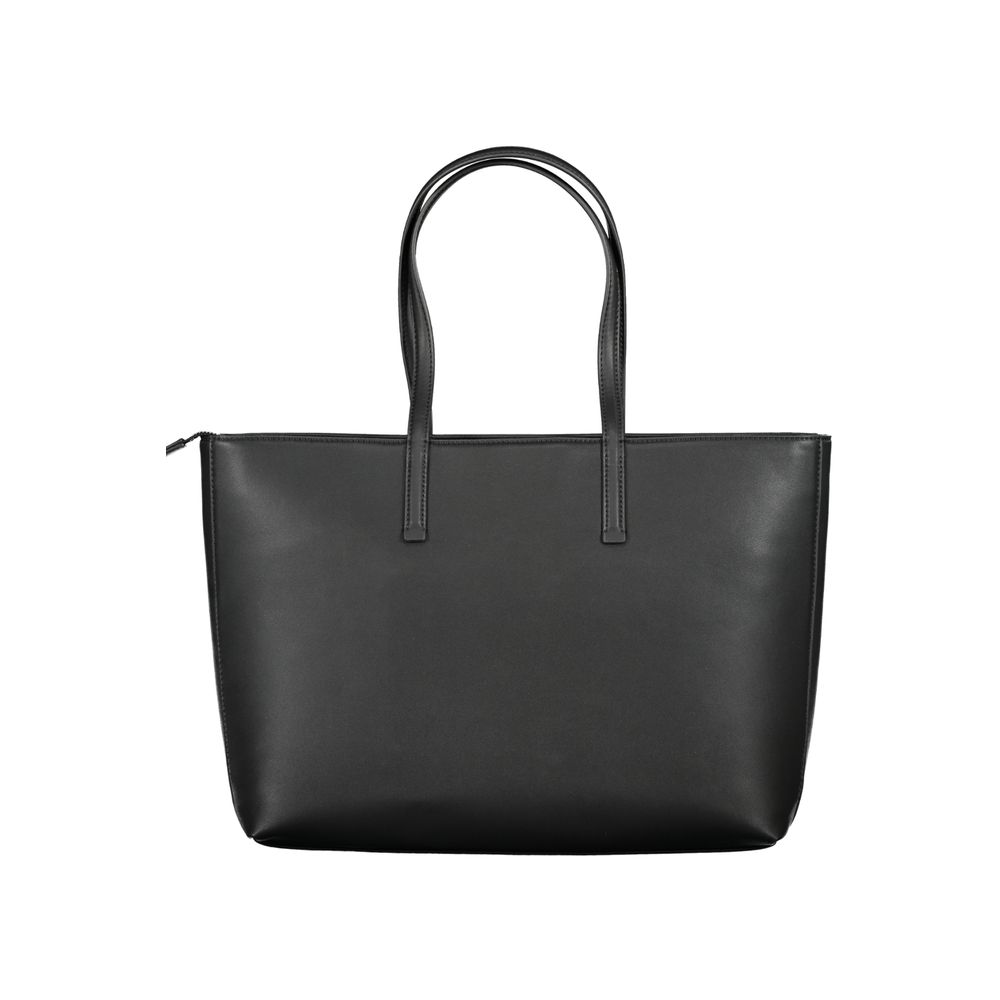 Calvin Klein – Schwarze Polyester-Handtasche