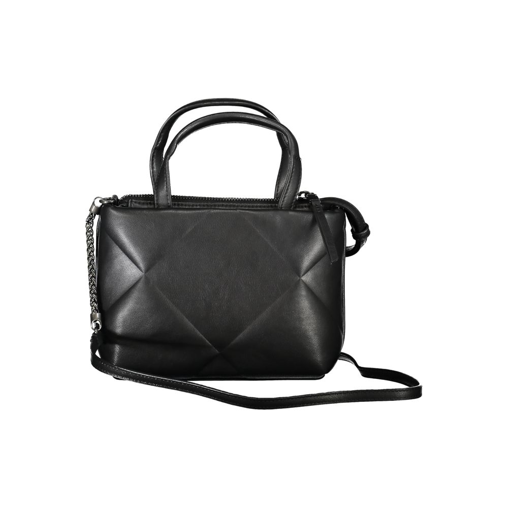 Calvin Klein – Schwarze Polyester-Handtasche