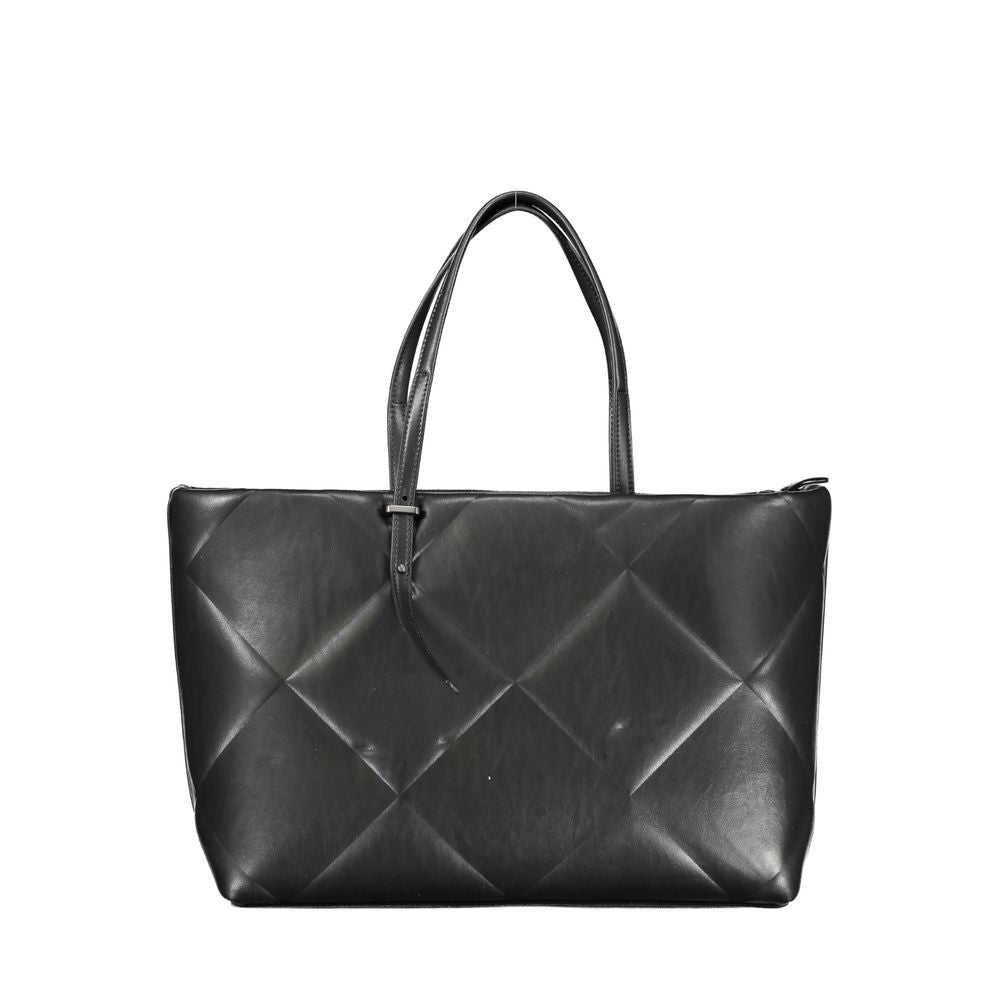 Calvin Klein – Schwarze Polyester-Handtasche