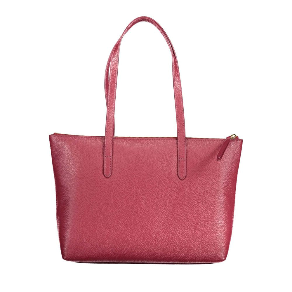 Coccinelle Rote Lederhandtasche