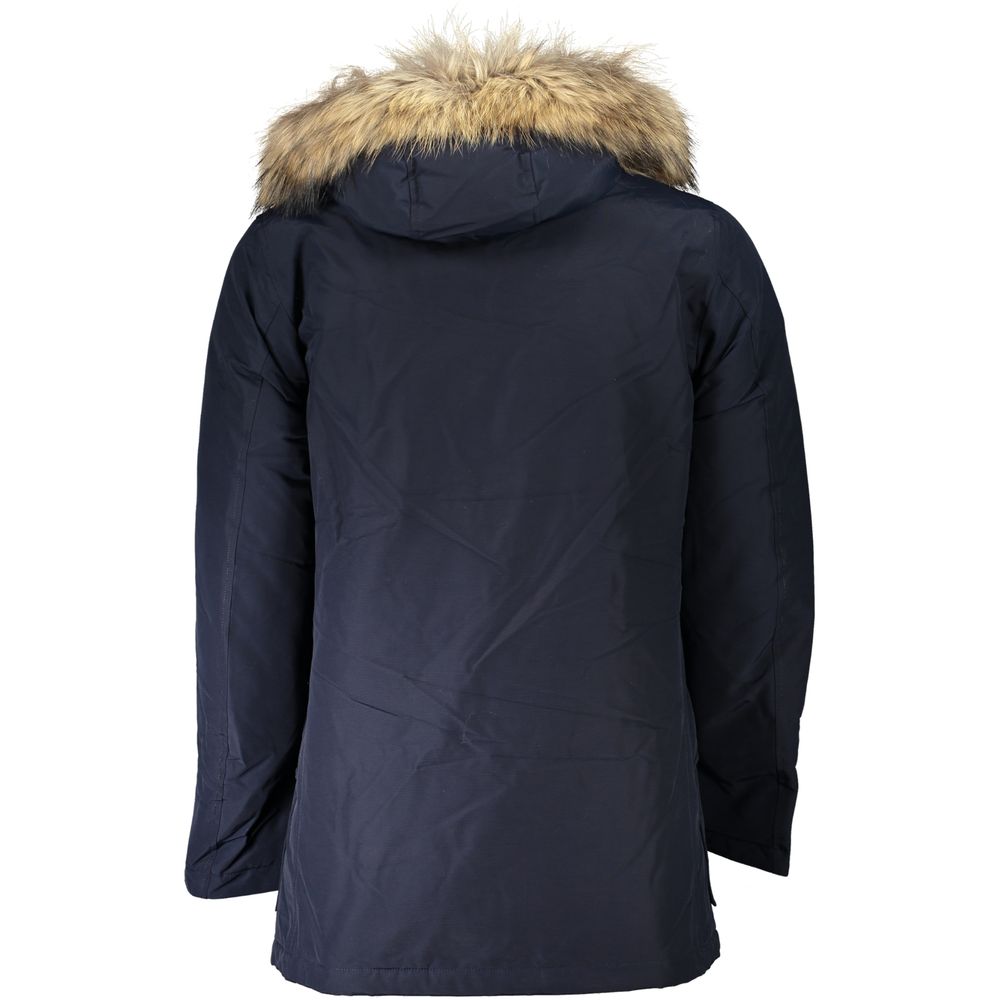 Blaue Baumwolljacke von Woolrich