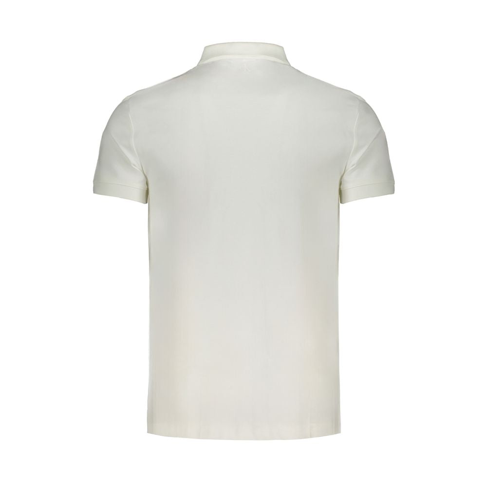 Polo en coton blanc Calvin Klein