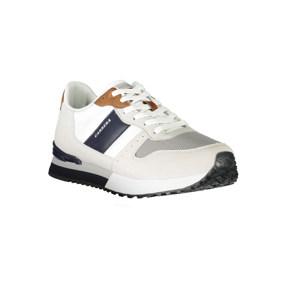 Carrera – Weißer Polyester-Sneaker