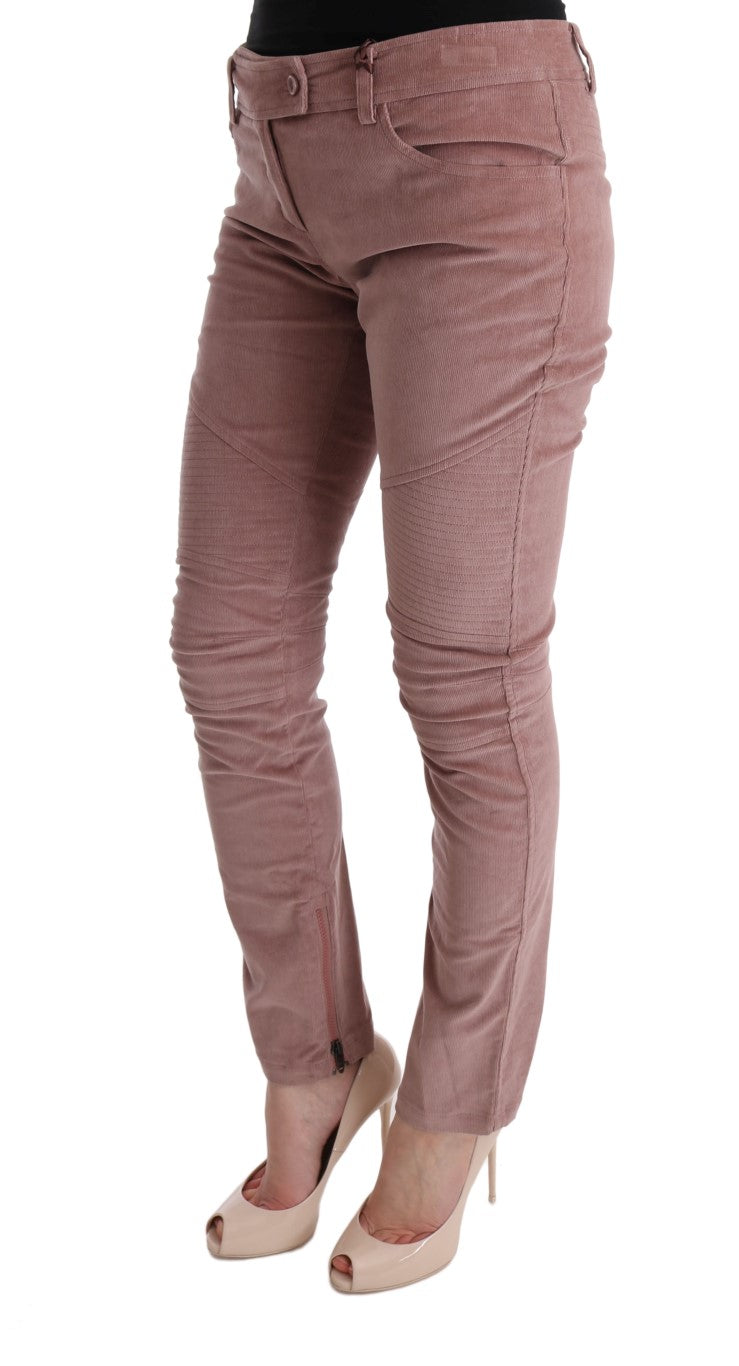 Ermanno Scervino Schicke rosa Capri-Kurzhose