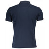 La Martina Blue Cotton Men Polo Shirt