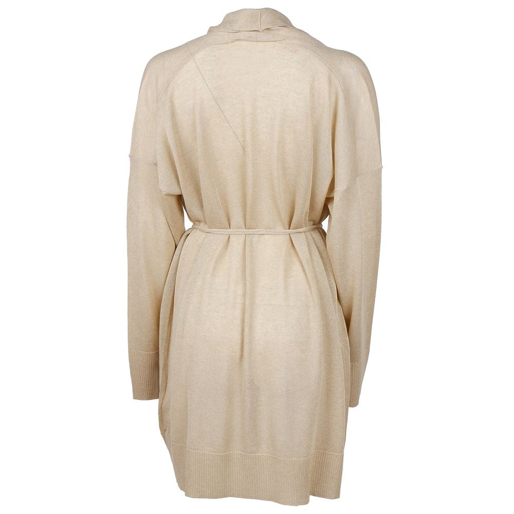 Robe en viscose beige Alpha Studio