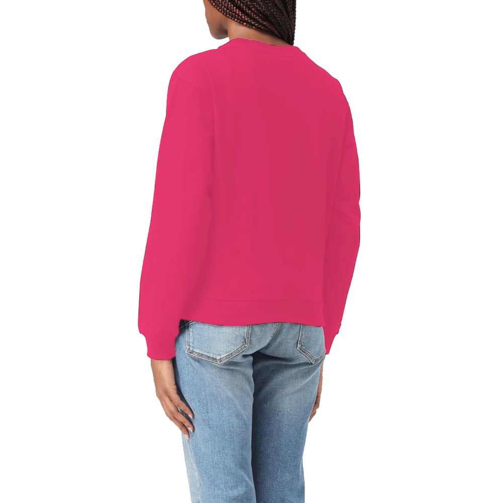 Pull en coton fuchsia Moschino