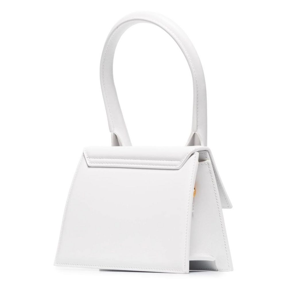 Sac bandoulière en cuir blanc Jacquemus