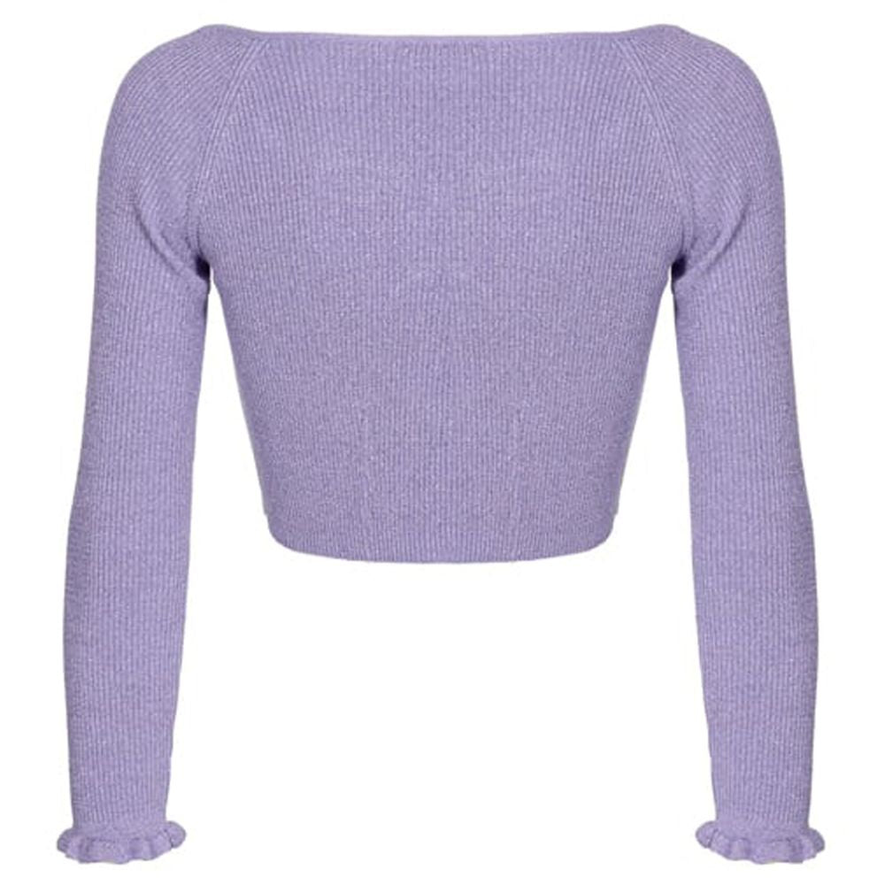 Pull en viscose violet PINKO