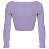 Pull en viscose violet PINKO