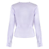 PINKO Fliederfarbene Seiden-Eleganzbluse