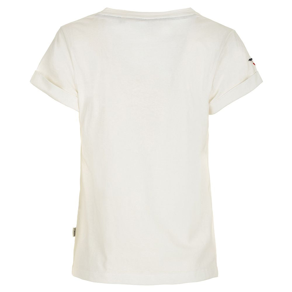 T-shirt Fred Mello Chic avec logo drapeau blanc