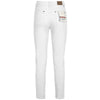 Fred Mello Chic White Cotton Blend Trousers for Women