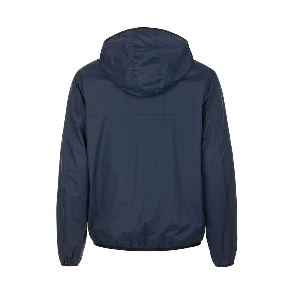 Veste en nylon bleu élégant Fred Mello - Fermeture à glissière et design compact