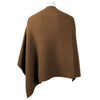 Emilio Romanelli Elegant Cashmere V-Neck Poncho