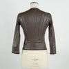 Veste en cuir marron pour femme Emilio Romanelli