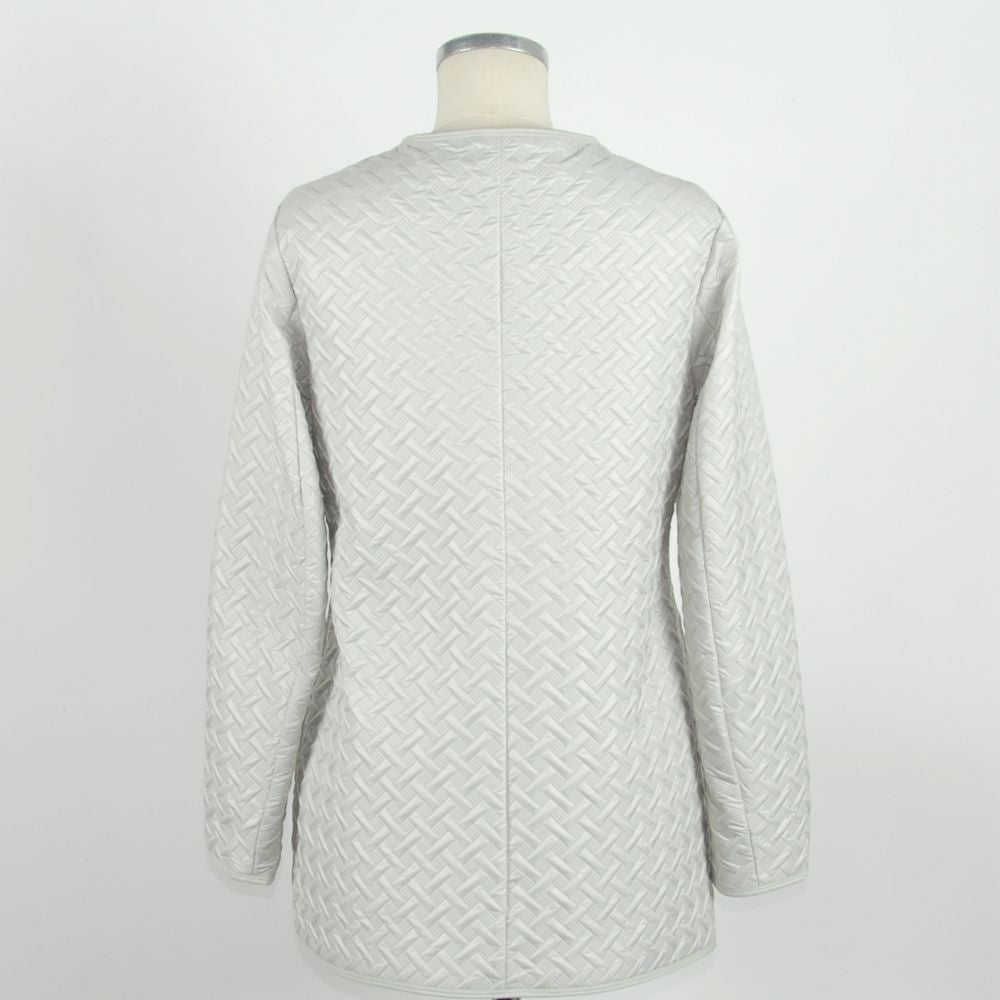 Veste en polyester blanc pour femme Emilio Romanelli