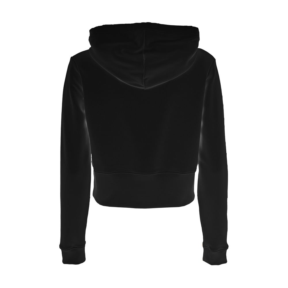 Imperfect Schwarzer Damen Hoodie aus Baumwolle