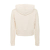 Imperfect Beige Cotton Womens Hoodie