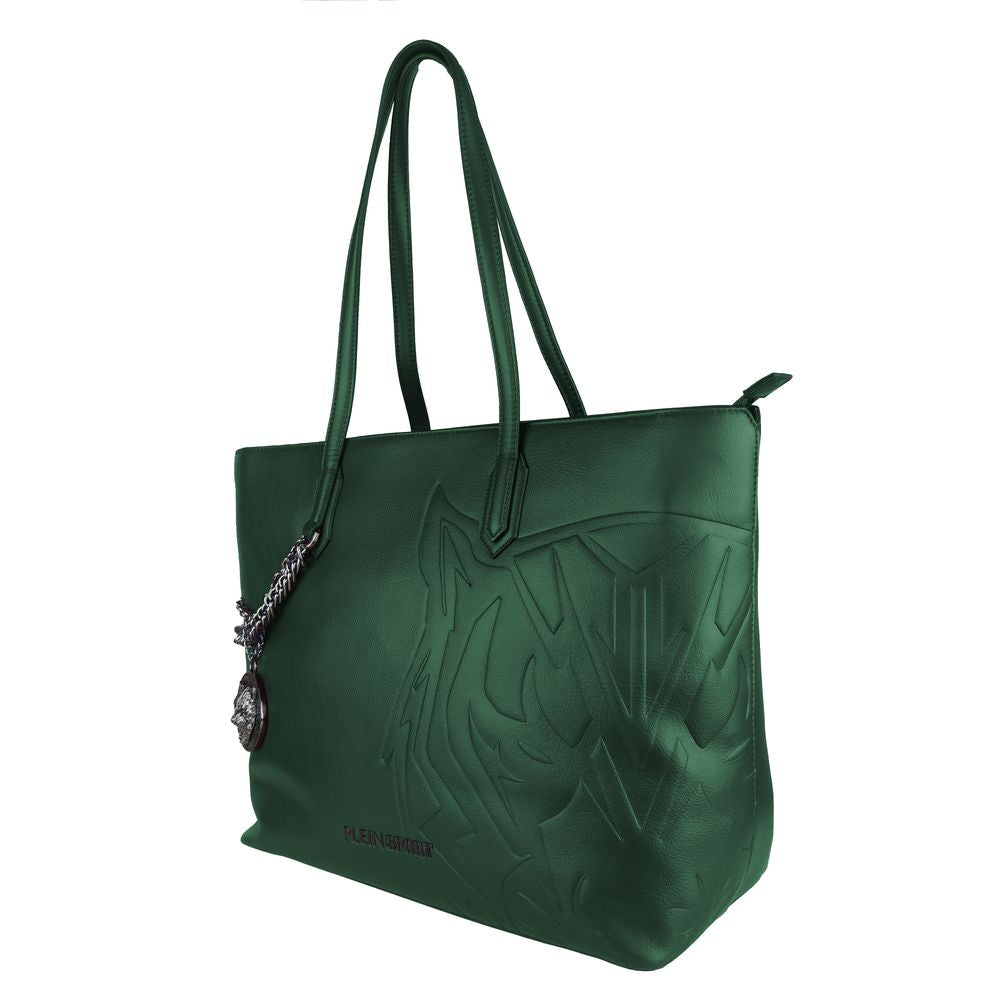 Sac à bandoulière en polyéthylène vert Plein Sport pour femme