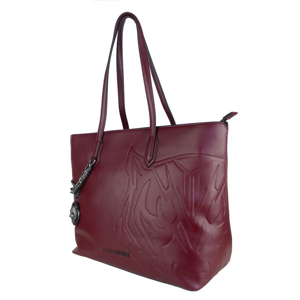 Sac à bandoulière en polyéthylène rouge Plein Sport pour femme