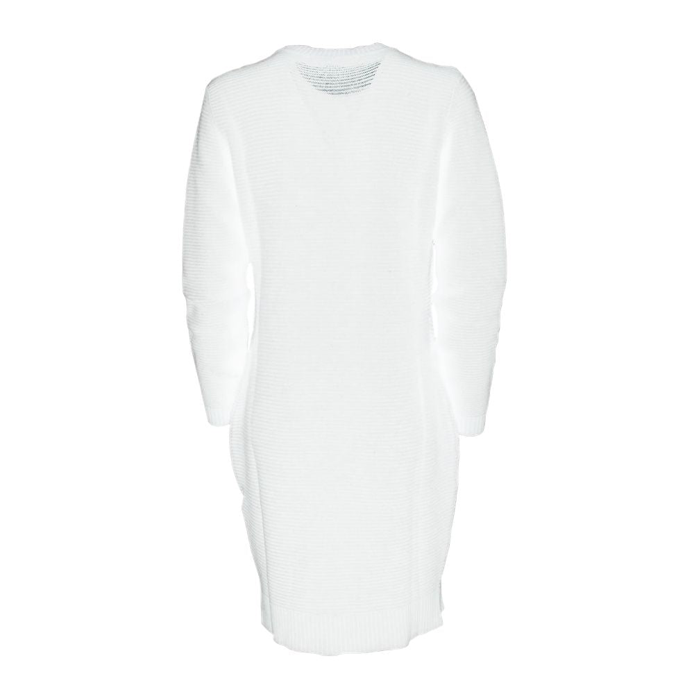 Robe en maille à motif cœur chic Love Moschino en blanc