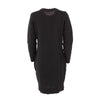 Love Moschino Chic Heart Pattern Knit Wool-Blend Dress