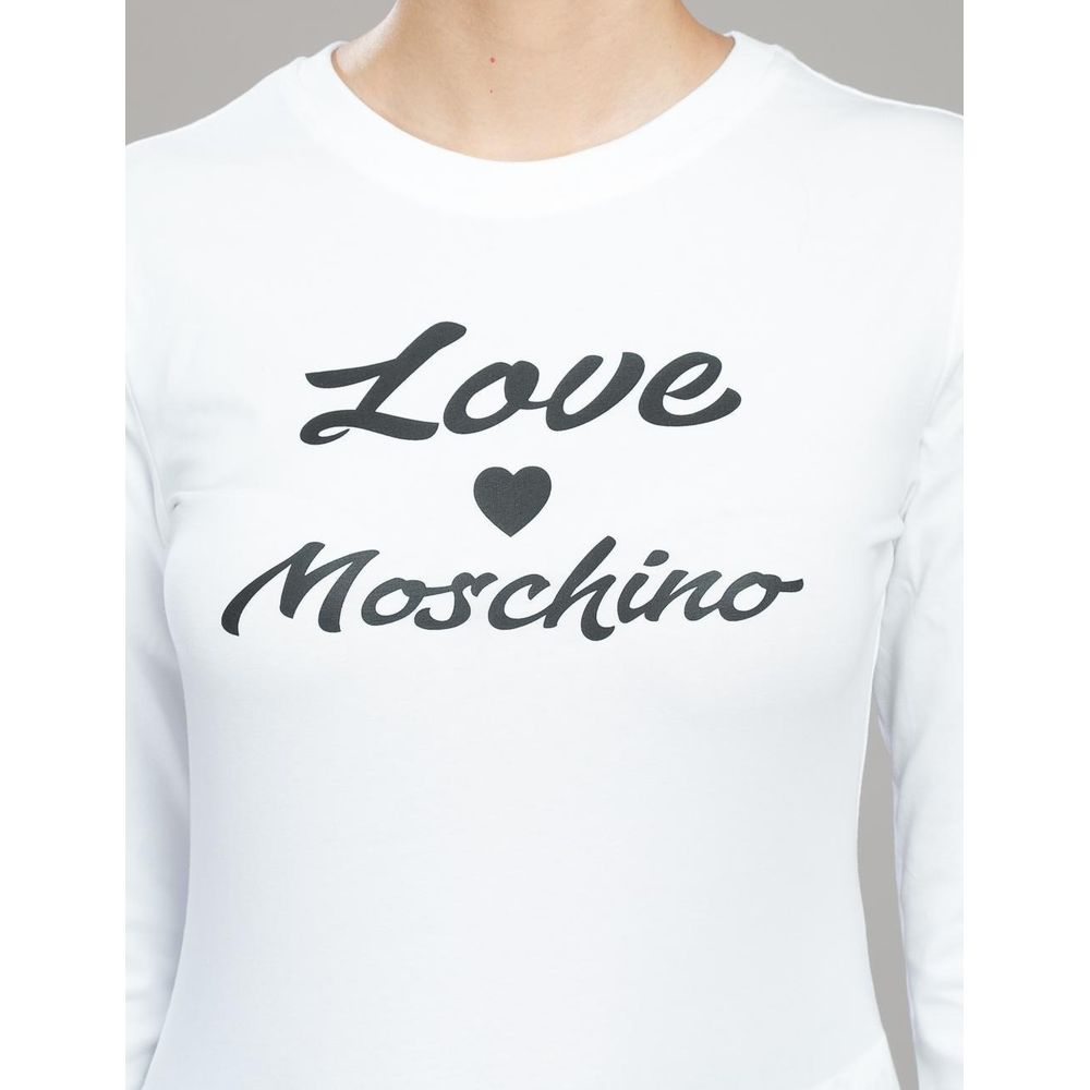 T-shirt en coton à logo chic par Love Moschino