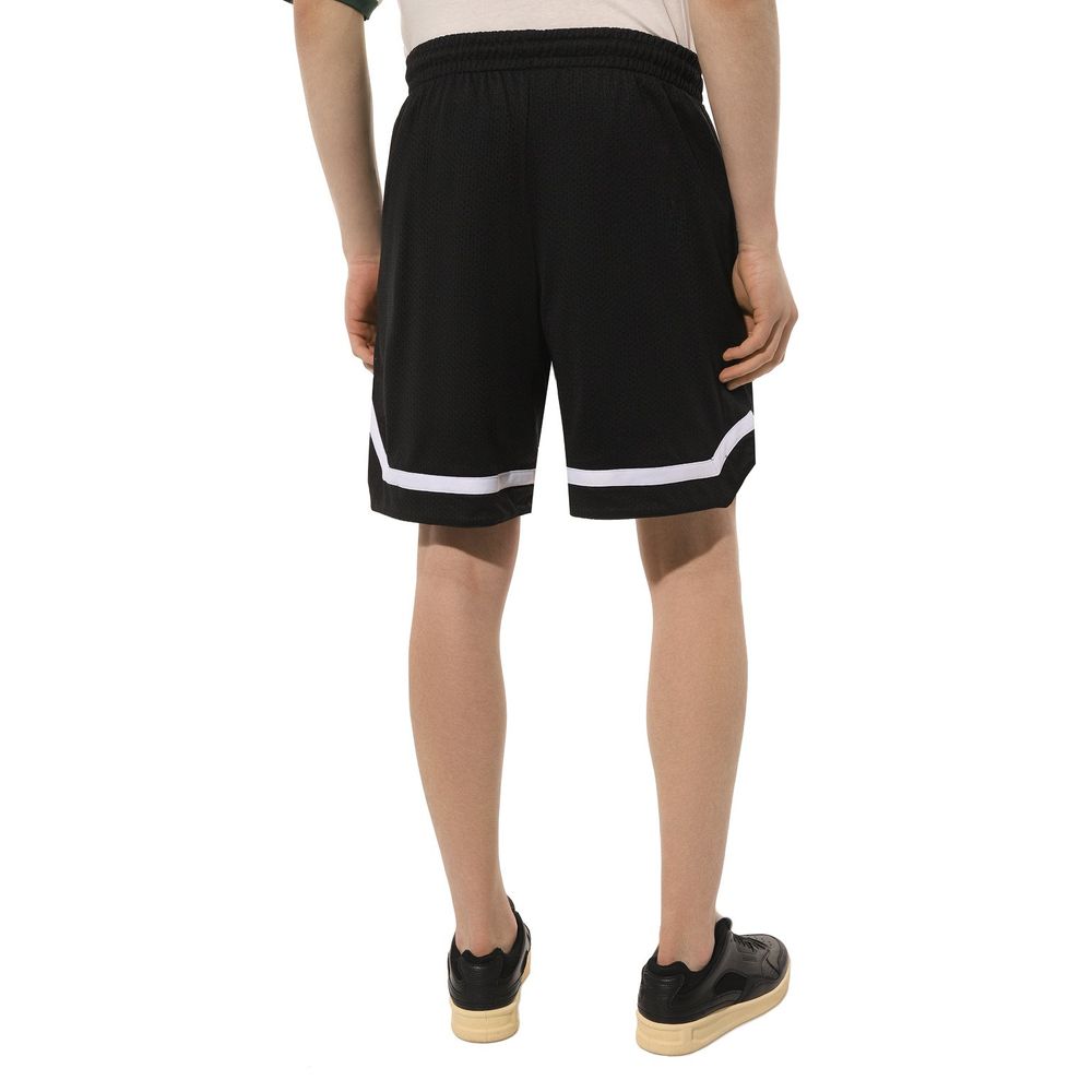 Comme Des Fuckdown – Schicke schwarze Bermudashorts mit Logodetail