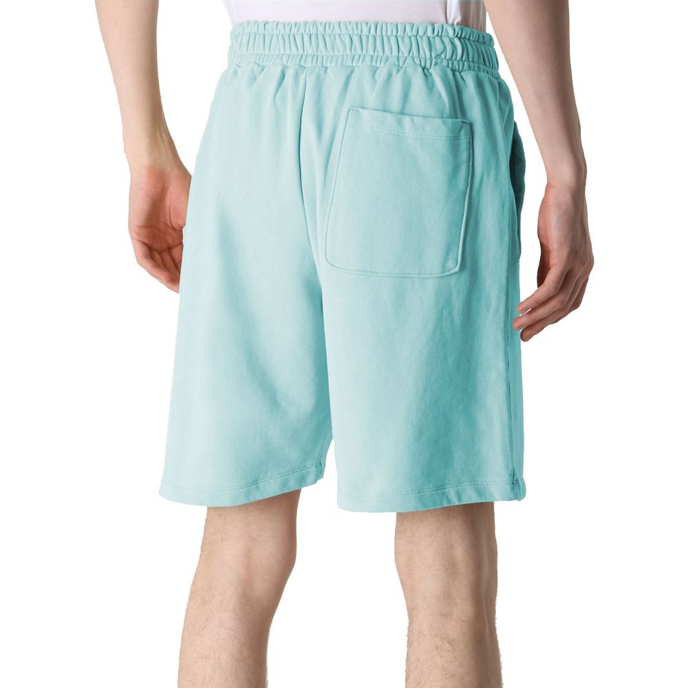 Comme Des Fuckdown – Schicke hellblaue Bermudashorts mit Logo